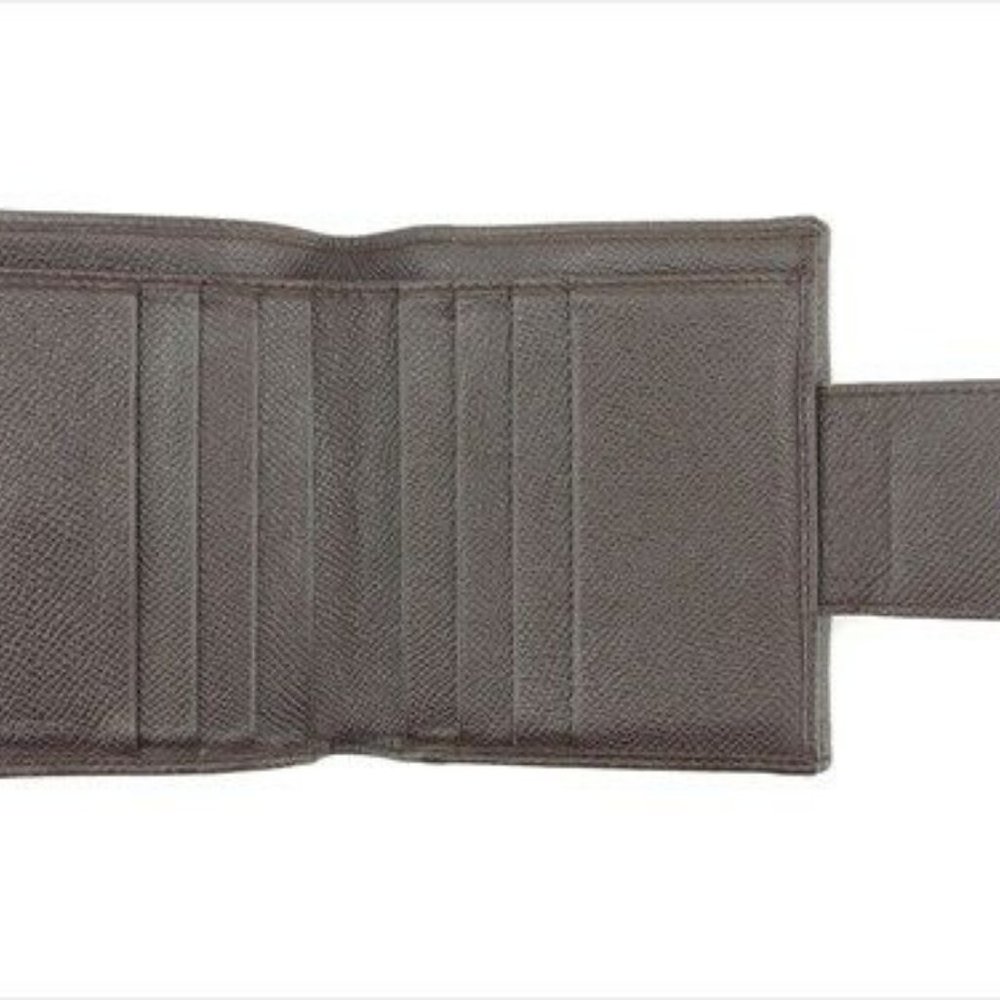 Bvlgari Wallet Purse Folding wallet Brown leather Woman Authentic Used - Picture 5 of 8